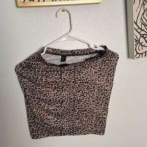 adorbs cheetah mini skirt